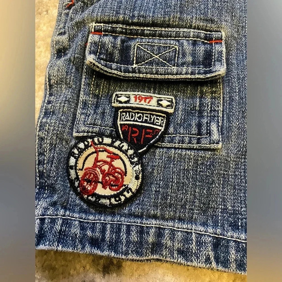 Radio Flyer - Vintage jean denim overalls - 18M - Picture 3 of 10